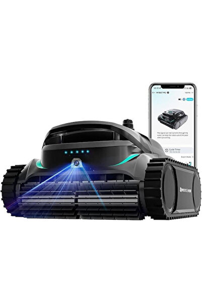 Wybot M2 Ασύρματη Ρομποτική Σκούπα 120W για Καθαρισμό Κάτω Όψης, Περιγράμματο...