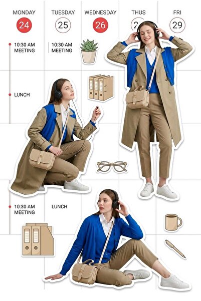 LCW STEPS Stylish Mini Shoulder and Hand Bag with Shoulder Strap