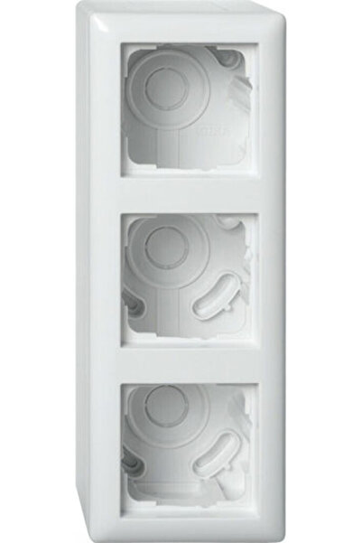 Gira Πλαίσιο διακόπτη 106303 Ap-Housing 3f + Στάνταρ Πλαίσιο 55 Reinwhite