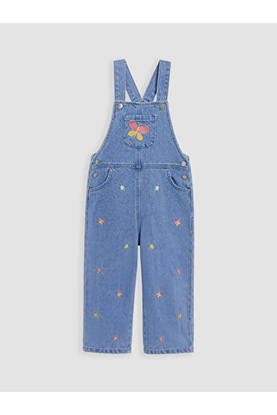 LC Waikiki Timeless Clothing & Timeless Choices Embroidered Girls' Jean Salopet