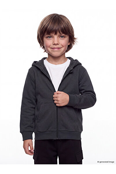 LC Waikiki Timeless Clothing & Timeless Choices Hooded Boys' Zip-Up Sweatshirt
