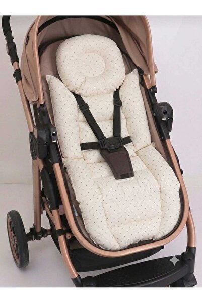 Wenaris 100% Cotton Orthopedic Baby Stroller Cushion with Lumbar Support, Siz...