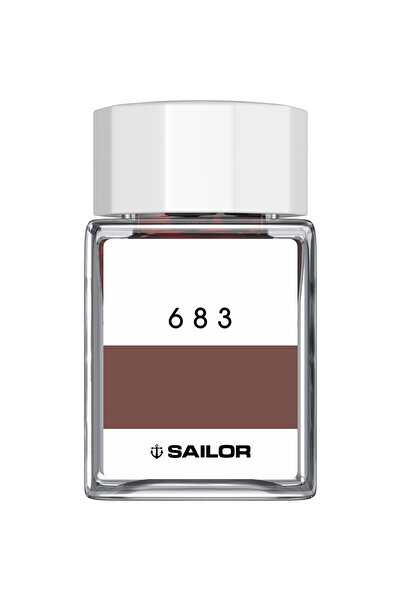 Sailor Μπουκάλι Μελάνι Στούντιο 20 ml 683 Καφέ, Ναυτικό, 13-1210-683