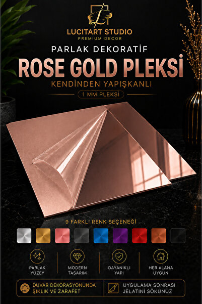 Arıkoğlu Reklam ve Yapı LucitART Kendinden Yapışkanlı Parlak Dekoratif Pleksi...