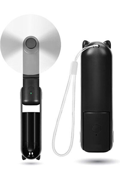 Morvena Picks Mini ventilator portabil, 3 viteze reîncărcabil silențios [9 - ...