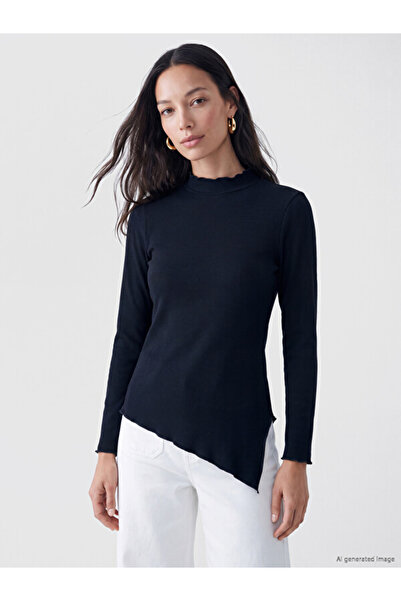 LC Waikiki Quality Pieces from Çelebi Store Asymmetrical Planting Women's Rib...