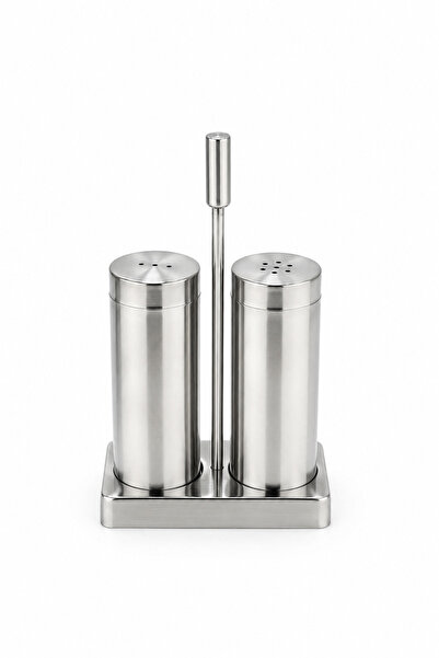 BRONDOFF Stainless Steel Salt and Pepper Shaker Set