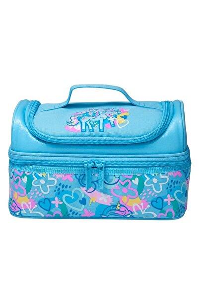 SMIGGLE صندوق غداء برايت آيز ذو طبقتين بالنعناع 457459