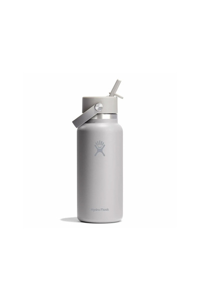 Hydro Flask 32 ουγγιές (946 ml) Ευρύ Εύκαμπτο Καπάκι με Καλαμάκι από Ξύλο Σημ...