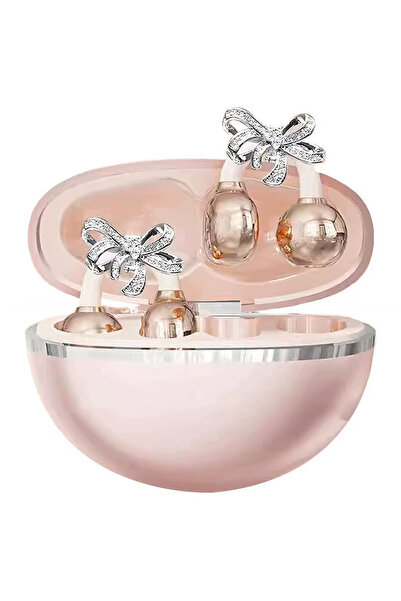Abmkw Cute Bow Diamond‑decorated TWS Wireless Earbuds Clip‑on Ear Headphones ...