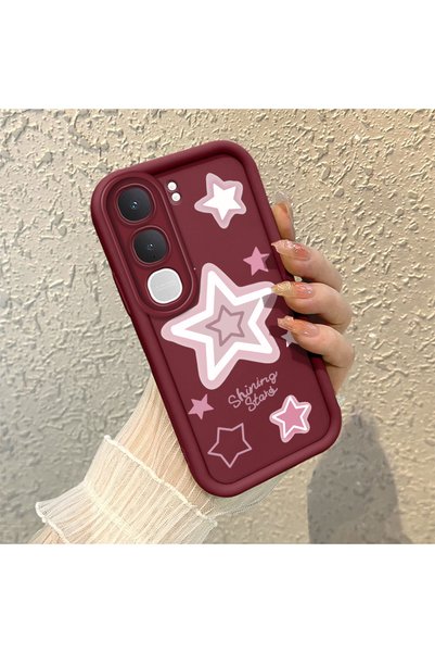 CHICASELUX حافظة Vivo Y31/Y21D المتوافقة مع تصميم Fashion Bright Star، مقاومة...