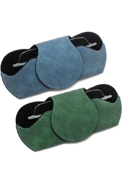 STARSTAR Eyeglasses Case - Double-Layer Eyeglasses Case - With Mirror - 2-in-...