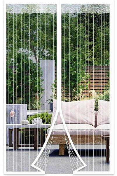 Morvena Picks Plasa de tantari magnetica pentru usi 140x220 cm – 32 magneti –...