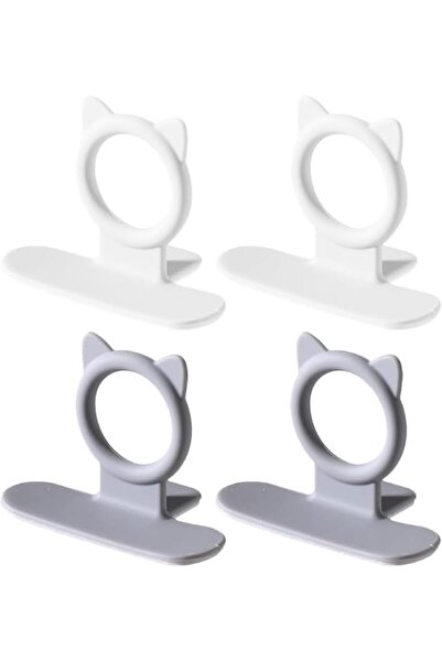 Tazweeq Toilet Seat Lifter, 4 Pcs Cute Silicone Toilets Lid Lifter, Toilet Ha...