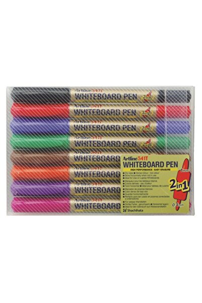 artline Marker Pentru Tabla De Scris 541T, Doua Capete - Varfuri Rotunde 0.4M...