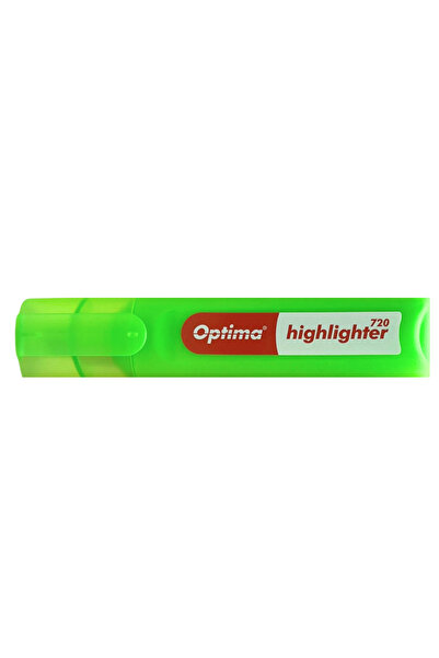 Optima Textmarker Varf Lat 1-4Mm, 720 - Verde Lipici si corector Optima, 4 mm