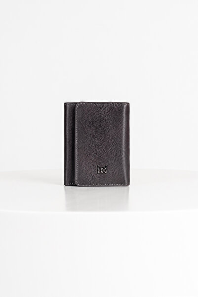 BAYDERİ Ceska Leather Wallet Anthracite