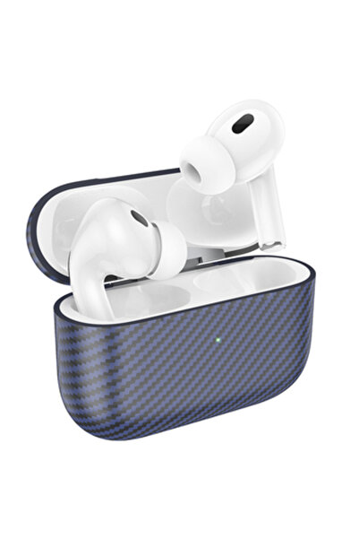 Borofone Ασύρματα ακουστικά TWS Bluetooth BW35 Plus από ανθρακονήματα, μπλε