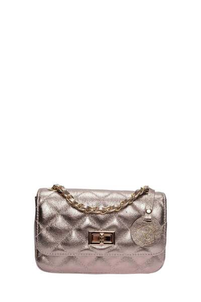SimpleFind Luisa Vannini Geanta piele -Giselle-Bronz,Geanta de umar piele nat...