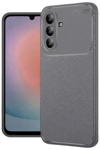 New Face Ilkestor Galaxy S26 Fe Auto Focus Carbon Cover (230813) - Gray