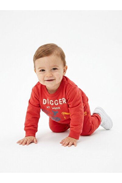 Kids Kingdom Cotton Crew Neck Baby Boy 2 Piece Set