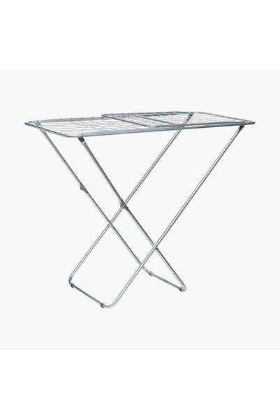 Generic Stainless Steel Foldable Clothes Drying Rack, Multi-Level Winged Laundry Stand