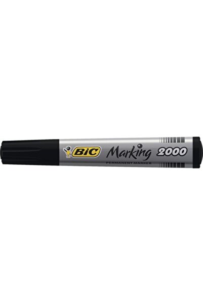 OEM Bic 2000 permanent marker black, rounded writing tip