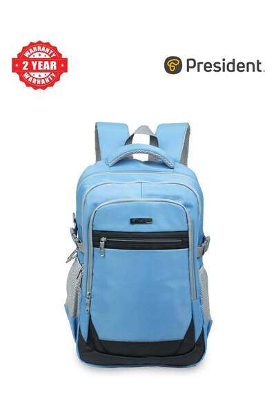 President Stylish & Durable Everyday Carry Backpack - 18.5" - L.BLUE