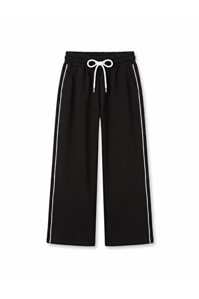 MiniKids Pantaloni de trening fete, negru