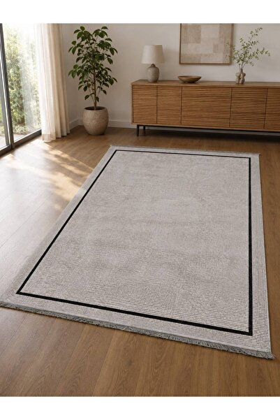 Brillant Rufina 801 Orijinal Modern Dokulu Dekoratif Kaymaz Deri Taban Halı