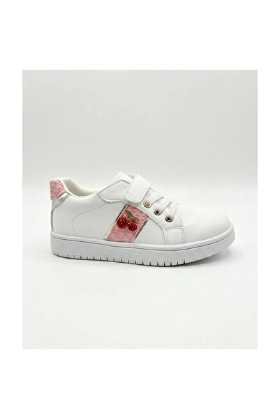 Adams Παιδικά Ανατομικά Αθλητικά Παπούτσια Adam's Shoes με Velcro, Λευκά
