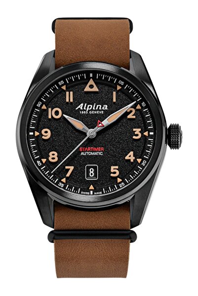 Alpina Mens Watch AL-525BW4SB36, Automatic, 40mm, 10ATM