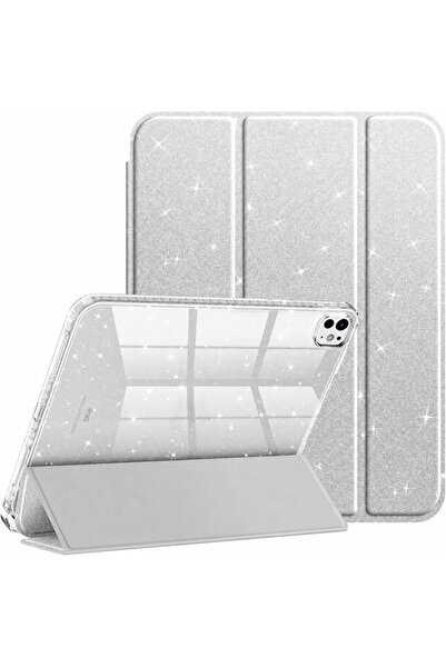 UnDePlus Apple iPad Pro 11 3./4. Nesil M2 Kılıf Flip Cover Kalem Bölmeli PC C...