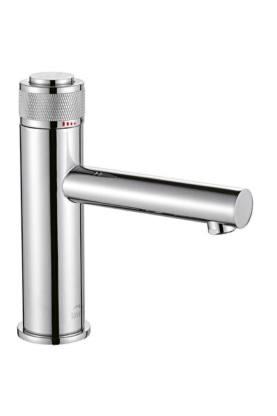 Laveo Baterie lavoar, VOLUMO, cu ventil click-clack, buton start/stop, crom, ...