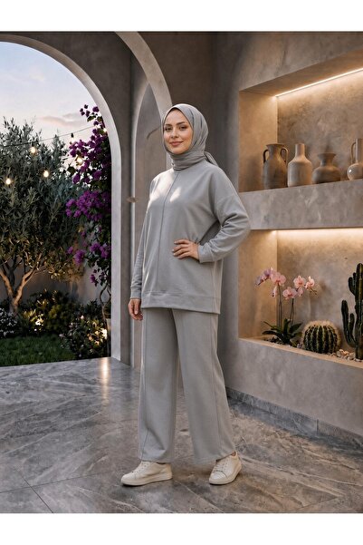 Elit Women's Islamic Clothing Modal Fabric Self-Adhesive Single Line Detailed...