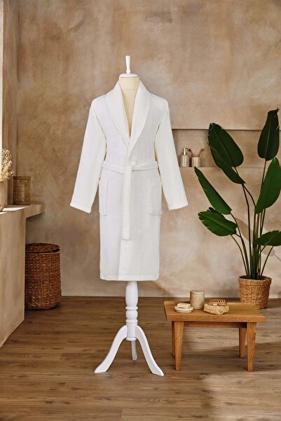 Özdilek Single Bathrobe Şalyaka-Colourist Cream (Size L)