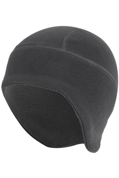 STARSTAR Fleece cap for autumn and winter, double-layered design, extended ea...