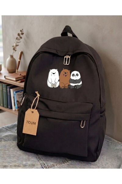 Toum Cute Bear Design Backpack