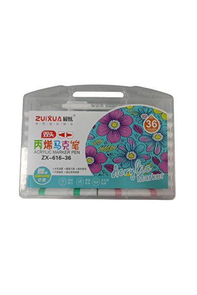zuixua Double Tip 36 Colors Acrylic Marker