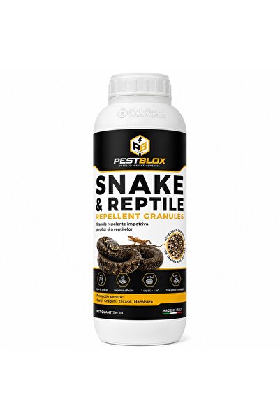 PestBlox Repelent anti șerpi și reptile PestBlox®, granule, 1 litru, repelent...