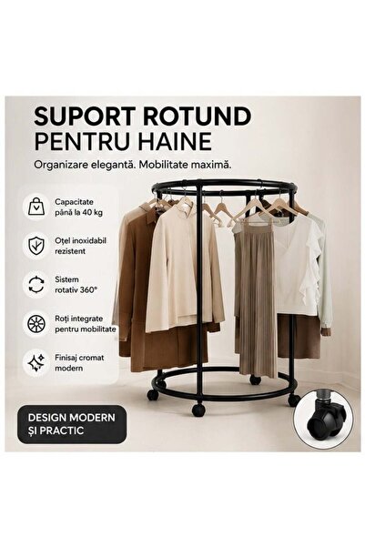 OEM Suport Rotativ Haine Oțel Inoxidabil, cu Roți, 30 kg