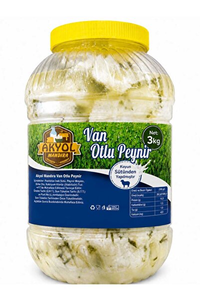 Van Otlu Koyun Peyniri Salamura 3 Kg. (Koyun)
