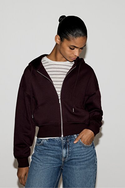 LEFTIES Basic fermuarlı sweatshirt