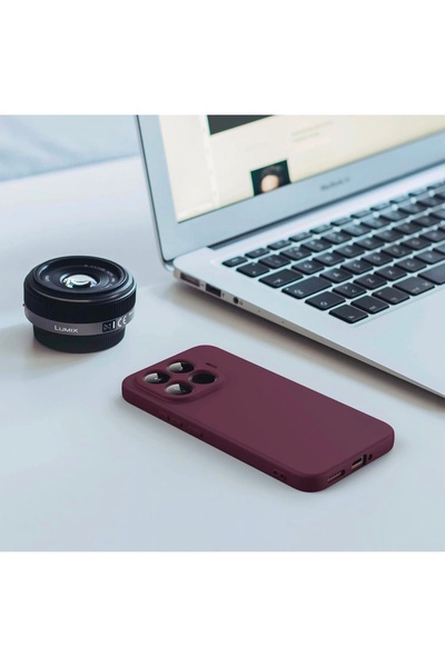 m.tk moveteck Xiaomi Mi 17T Pro Uyumlu Kılıf Lansman Kamera Korumalı içi Kadife Yumuşak Renkli Silikon Mat Hisli Kapak
