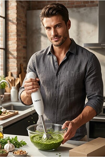 Fujika Turbo Çubuk El Blender 400W Paslanmaz Çelik Bıçaklı Hız Ayarlı Beyaz