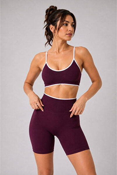 teni Sculpt Kadın Seamless Yüksek Bel Spor Şort