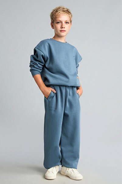 DeFacto Balloon Fit Elastic Waist Printed Thick Fabric Sweatpants for Boys H9...