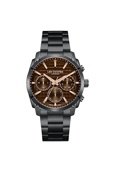 Lee Cooper Men's Multifunction Brown Dial Watch - LC08348.650