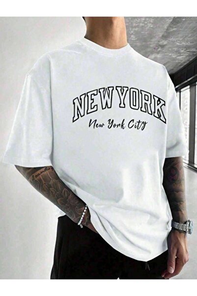21JNRY New York Directional Men's Pattern Print Inner Base Layer T-Shirt Summ...