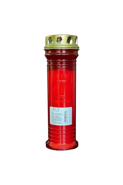 LCA Set 3 x Candela Rosie Italia cu Capac Anti-vant, 96 Ore